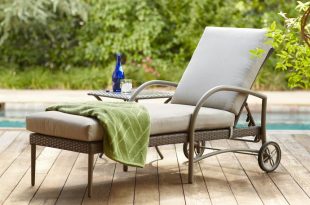 chaise lounge outdoor posada patio chaise lounge with gray cushion AOVYWXN