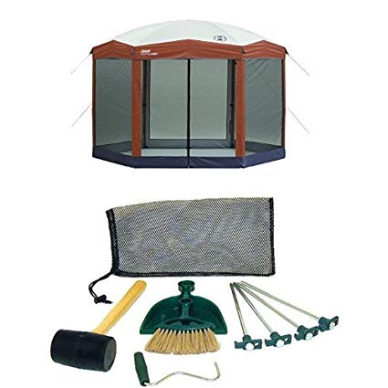 coleman 12 x 10 instant screened canopy and coleman tent kit VJTFIIO