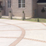 concrete driveways are more flexible and can be patterned using different WOLWKQF