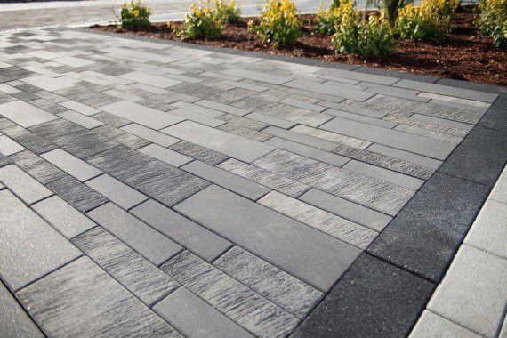 concrete pavers ... but when your design preferences lean toward modern, this can limit KIEUAON