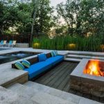 contemporary cool backyard ideas with fire pit XIALRJZ