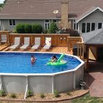 cool oval above ground pool deck ideas homestylediary regarding size 1522 x VWFKOSR