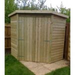 corner sheds 7 x 7 pressure treated shiplap corner shed CNEDNWY