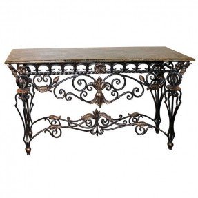 creative wrought iron furniture french wrought iron hall or sofa table JTPMRCD