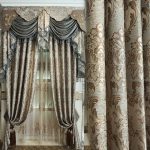custom curtains european luxury curtains shading cloth jacquard chenille  high-grade villa MMLOFJK