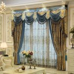 custom curtains french european style curtains villa elegant gold luxurious  printing PISNNZZ