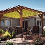 deck canopy diy slide-on wire-hung canopy for a pergola HGLVTCA