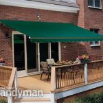 deck canopy retractable deck and patio awning with hidden supports WHLBRYQ