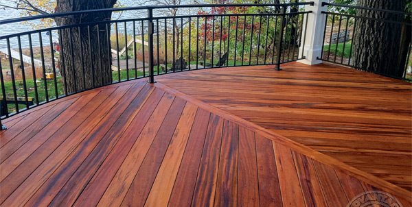 deck ideas tigerwood deck, tropical decking advantage lumber buffalo, ny XFUVMJY