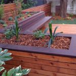 deck planters hardwood deck with built-in bench and planters contemporary-deck DGBKMOO