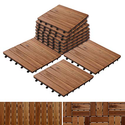 decking wood patio pavers | composite decking flooring and deck tiles | acacia wood SOCHLIV