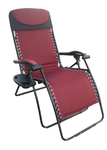 deluxe big u0026 tall outdoor recliner (fully padded for ultimate comfort), BNVULSX