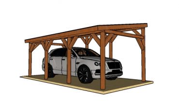 diy carport single car lean to carport - free diy plans EEYXNHF