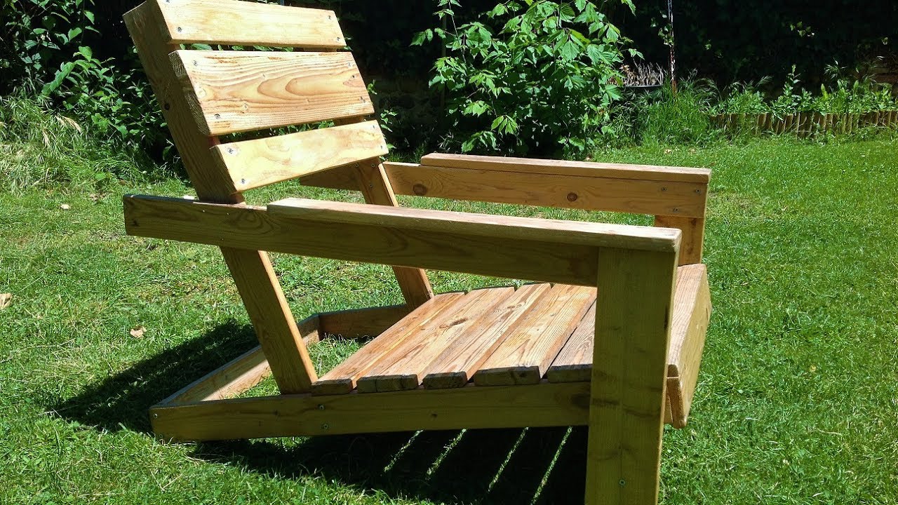 diy easy homemade garden chairs from pallets EFGQCLV