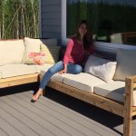 diy outdoor furniture how to build a 2x4 outdoor sectional tutorial - youtube CMCMGNF