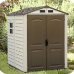 duramax sheds duramax 6x6 storemate vinyl storage shed kit JTQGTBM