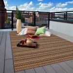 edgeman rectangle patio rug - black / natural - balta rugs : SGOBYEF