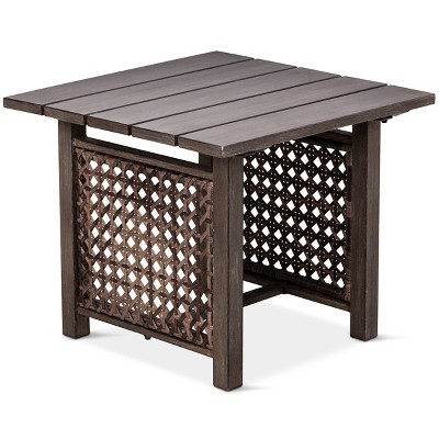 fabron patio side table - threshold™ : target KVBFIQP