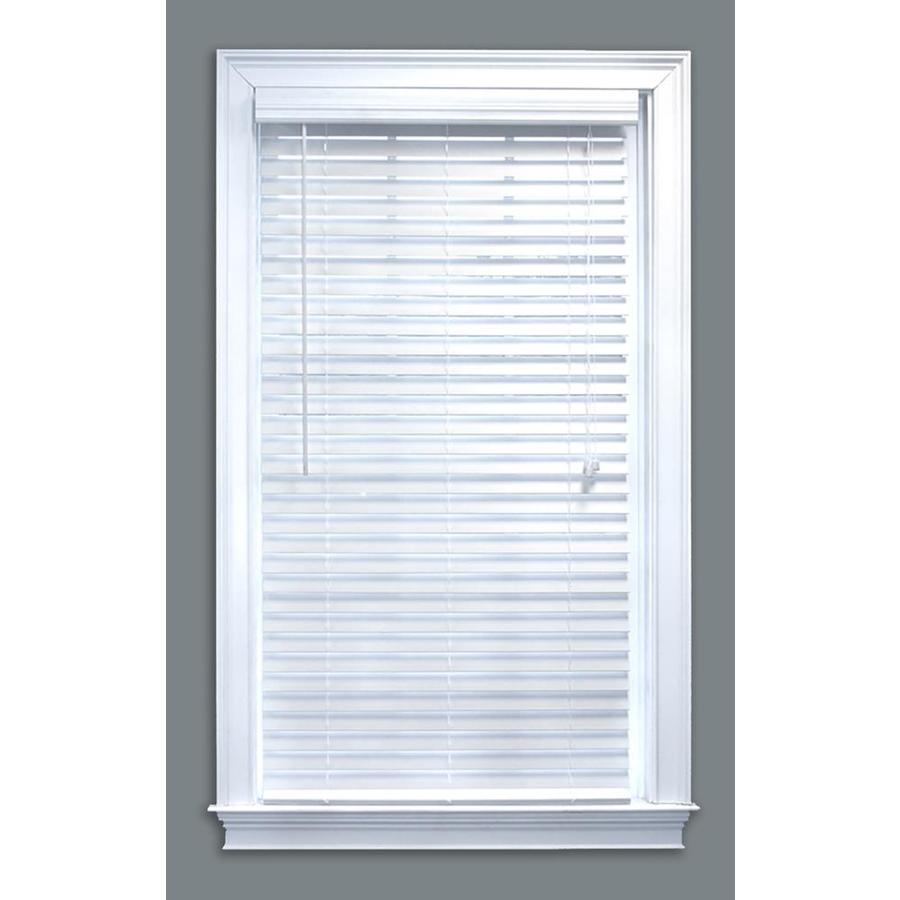 faux blinds display product reviews for 2-in white faux wood blinds (common: 59- QGKCVBV