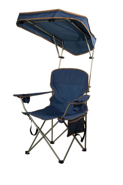 folding chair with canopy folding portable chair with sun shade canopy for patio outdoor beach ZXXGEJO