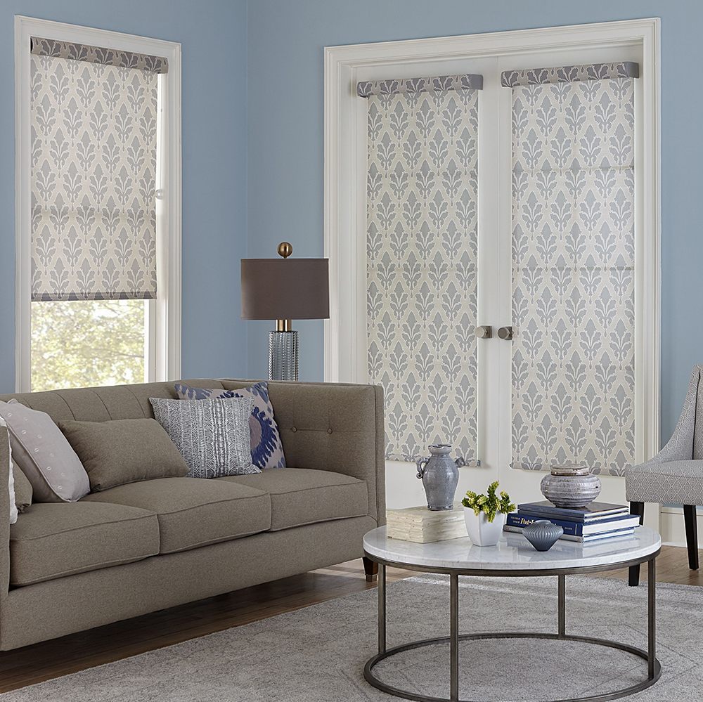 french door blinds shop roller shades for french doors NDIWOOD