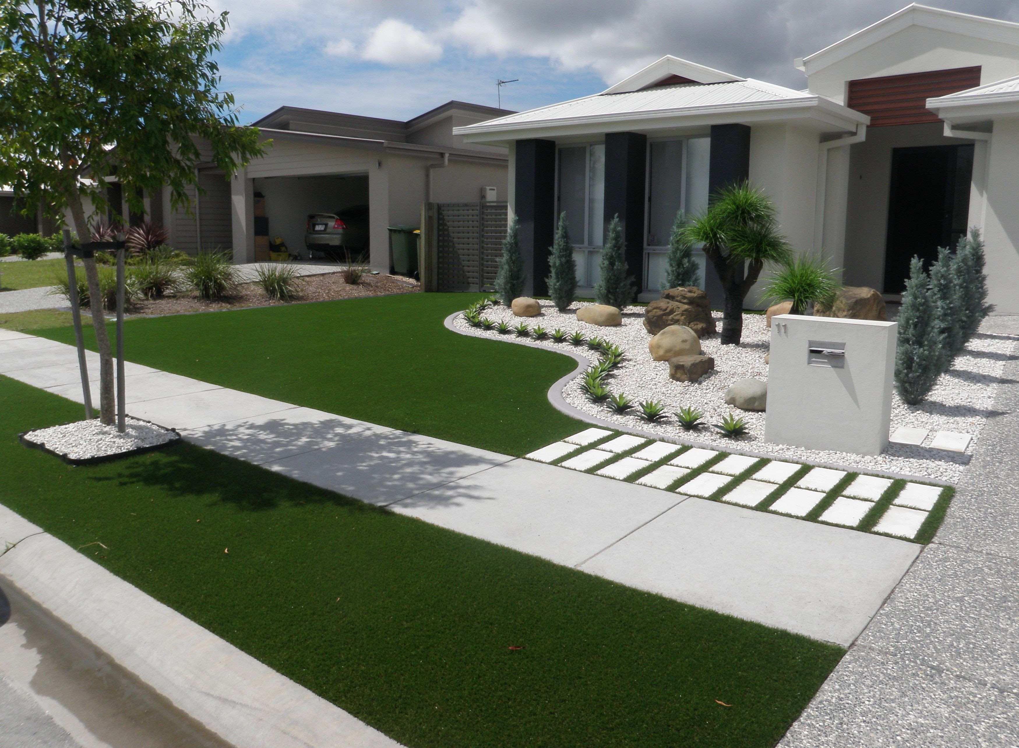 front lawn design ideas synthetic grass front yard designs landscape yards RUGFGDT