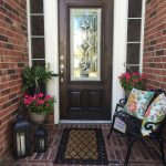 front porch decor spring outdoor decorating. small front porch | small outdoor living area | QZQKLAH