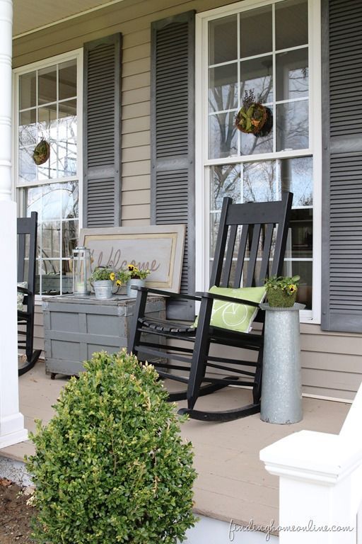 front porch decor summer front porch decorating and two summer wreath tutorials.  #damagefreediy #ad EFVCQJN