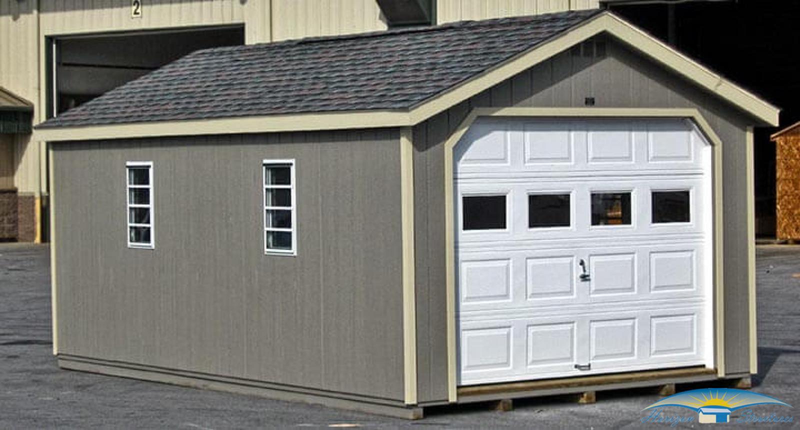 garage sheds 1-car prefab garage DADIRER