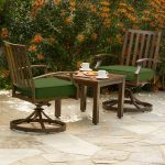 garden bistro sets royal garden bridgeport 3-piece metal outdoor bistro set with green cushions CLHMTTL