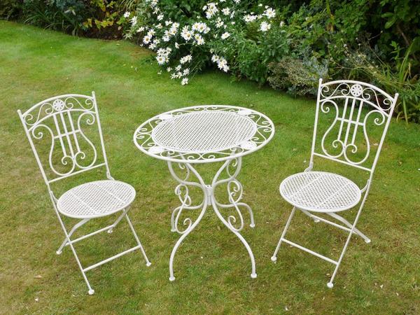 garden bistro sets white french style bistro set , - olive and sage, olive and QZHYWPH