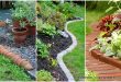 garden border edging 17 simple and cheap garden edging ideas for your garden HFLTBEW
