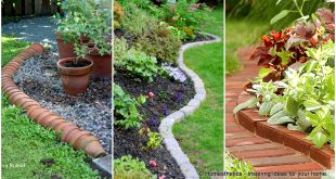 garden border edging 17 simple and cheap garden edging ideas for your garden HFLTBEW