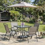 garden chairs image is loading oasis-patio-set-outdoor-garden-furniture-7-piece- SAEYLJO