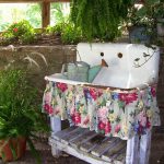 garden decoration ideas upcycled antique sink garden decoration ETNIZIM