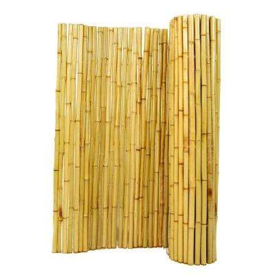 garden fence panels 1 in. d x 6 ft. h x 8 ft. w natural NLAIBKZ