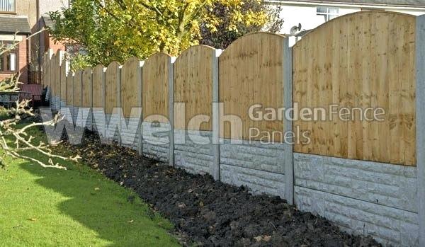 garden fence panels arched panel feather edge convex cheap 6x6 HPQVPNV