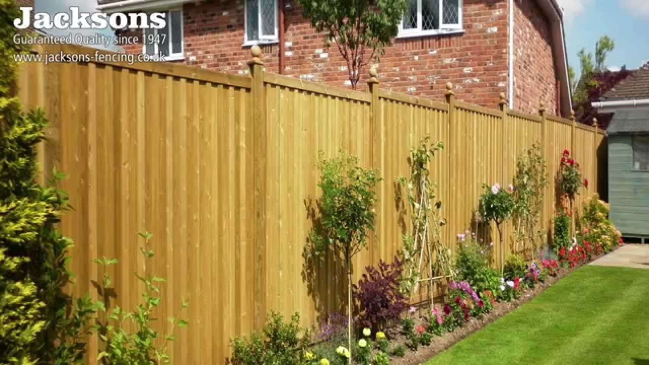 garden fence panels fence panels - youtube DXOOJEJ