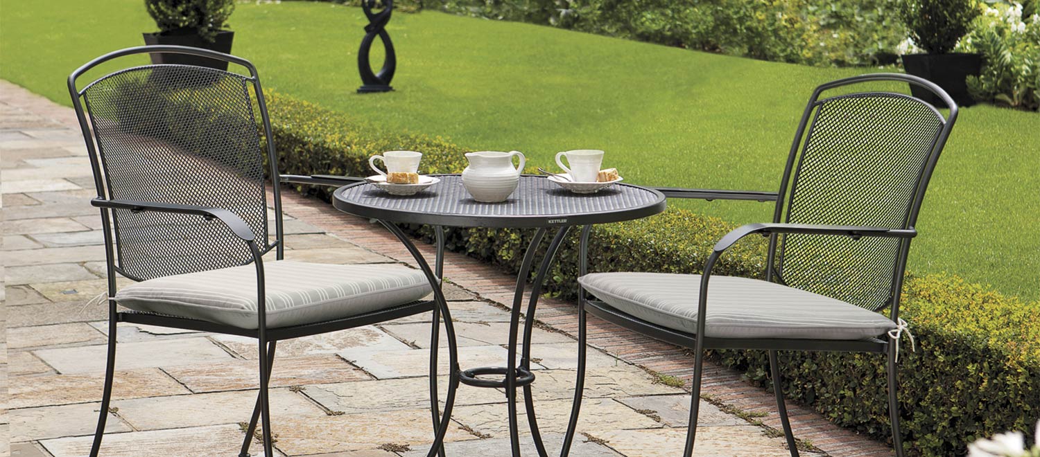 garden furniture henley dining set in iron grey with cushions from the kettler at XTCSNOV