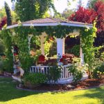 garden gazebo crawling vines are the fastest way to incorporate your gazebo with your YXGOYFQ