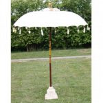 garden parasols paradise collection parasol - cream by indian garden company MTTZVUV