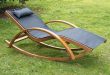 garden recliners garden wooden lounger patio sun bed rocking chair pool armrest recliner XPOGBXT