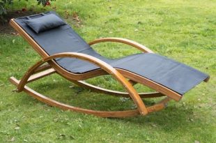 garden recliners garden wooden lounger patio sun bed rocking chair pool armrest recliner XPOGBXT