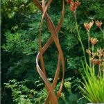 garden sculptures garden - sculpture in corten / kunstobject voor in de tuin in JMOOHFT