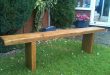 garden seat reclaimed rustic chunky solid pine garden bench seat BHEWAGH