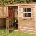 garden shed kits cedarshed bayside kit with dutch door ... PKUDWCF