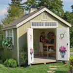 garden shed kits colonial williamsburg wood shed (with pre-cut parts) AVBHFTU