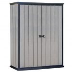 garden storage amazon.com : keter high store 4.5 x 2.5 vertical outdoor resin storage NMZDGUW