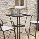 garden table and chairs garden furniture for small spaces GFYWNLK