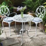 garden table and chairs useful metal garden furniture more CCCKQHQ